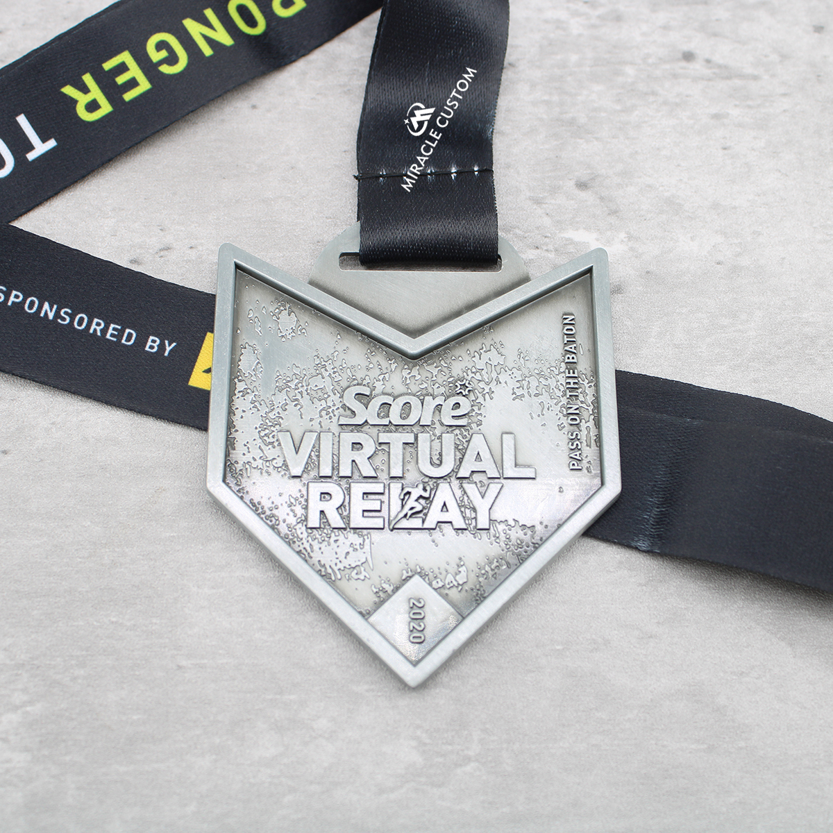 Virtual Run Medal Score Virtual Relay 2020 Finisher Medal Edition Event