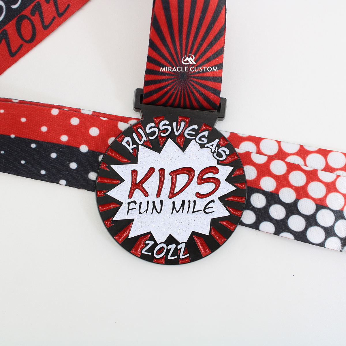 Custom Branded Glitter Medals at Low Minimum