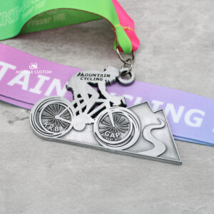 Custom Mountain Cycling Medals Bike Medals