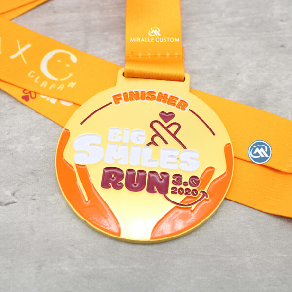 Custom Matte finish sports medals fun run medals