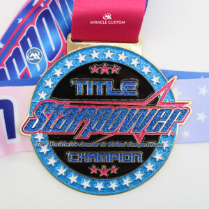 Custom Glitter Sports Medals Running Medals