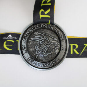 Custom warrior run race challenge medals