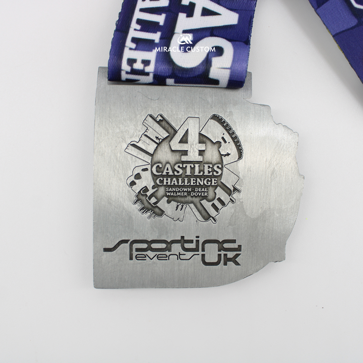 Custom Sandown Castles Challenge Medals