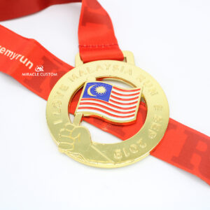 Custom I Love Malaysia Run Fun Run Medals