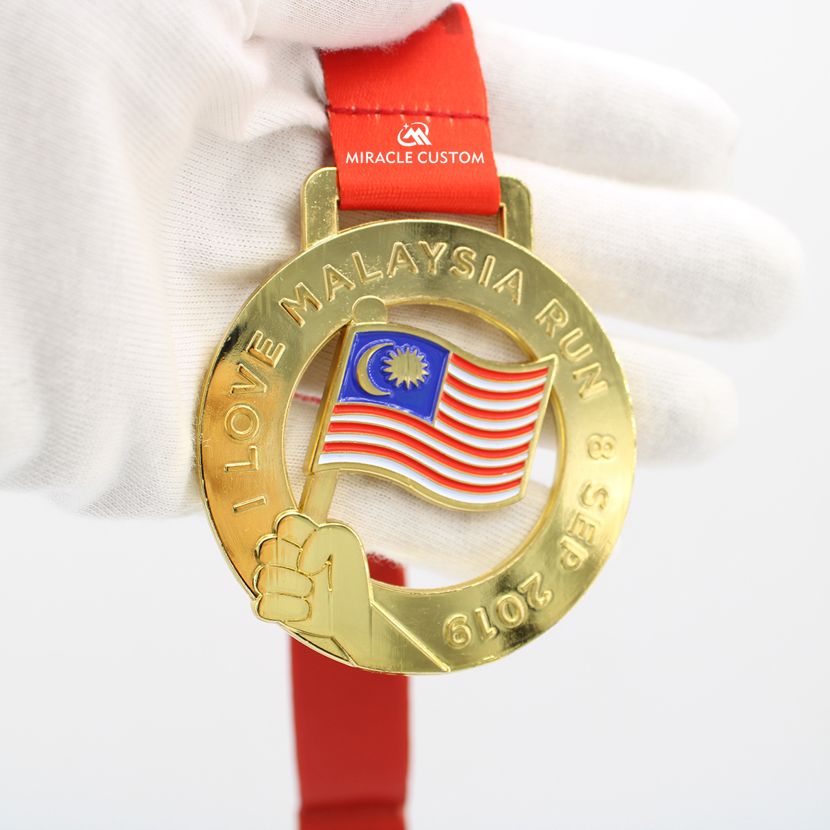Custom I Love Malaysia Run Fun Run Medals