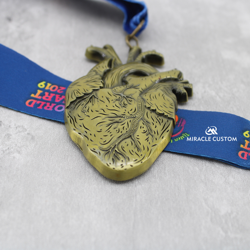 Custom Malaysia World Heart Day 2019 5km Run Medals