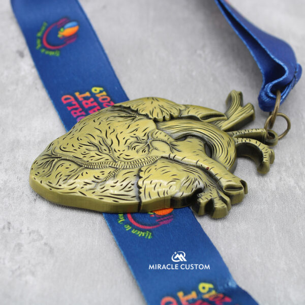 Custom Malaysia World Heart Day 2019 5km Run Medals