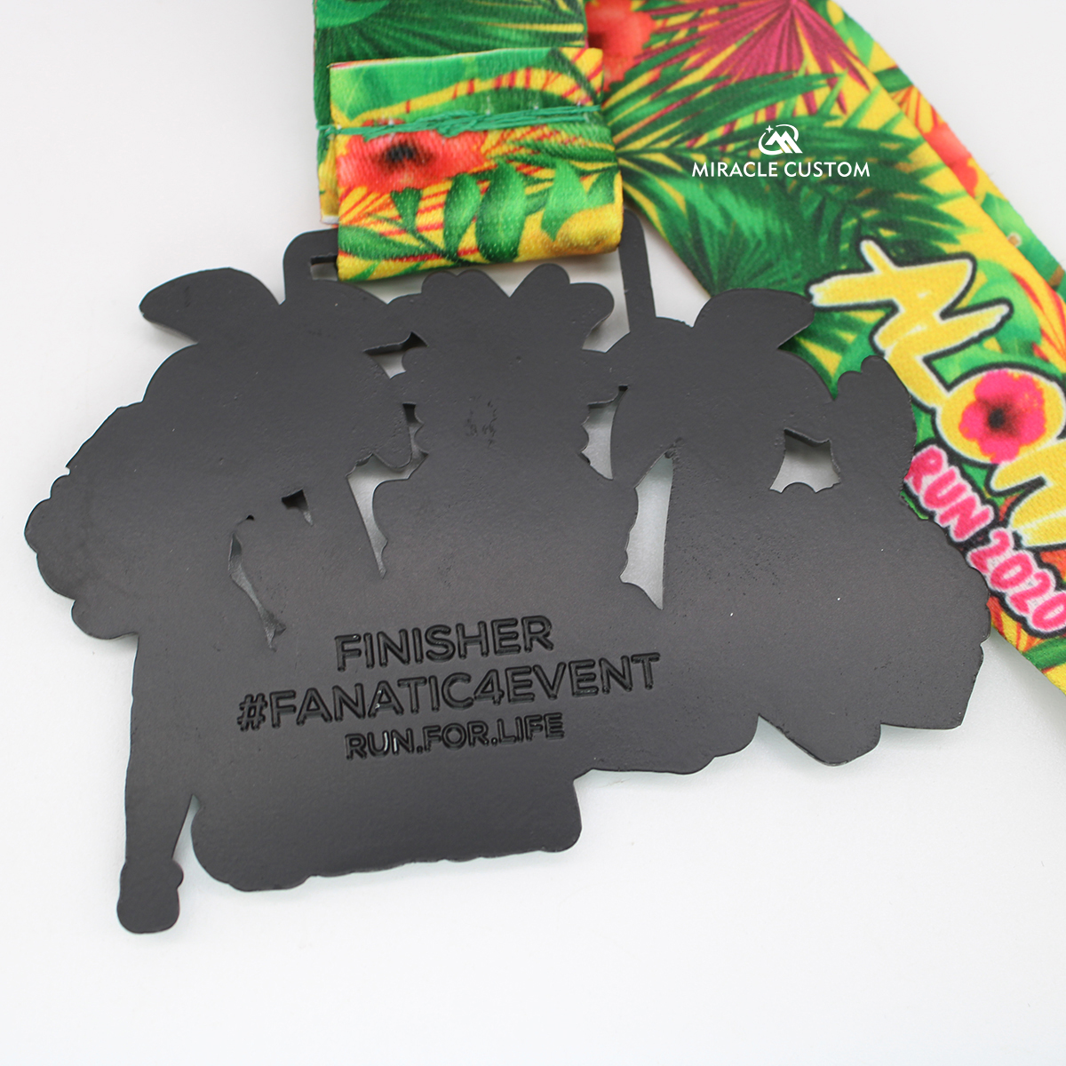 Custom Aloha Run 2020 Finisher Medals