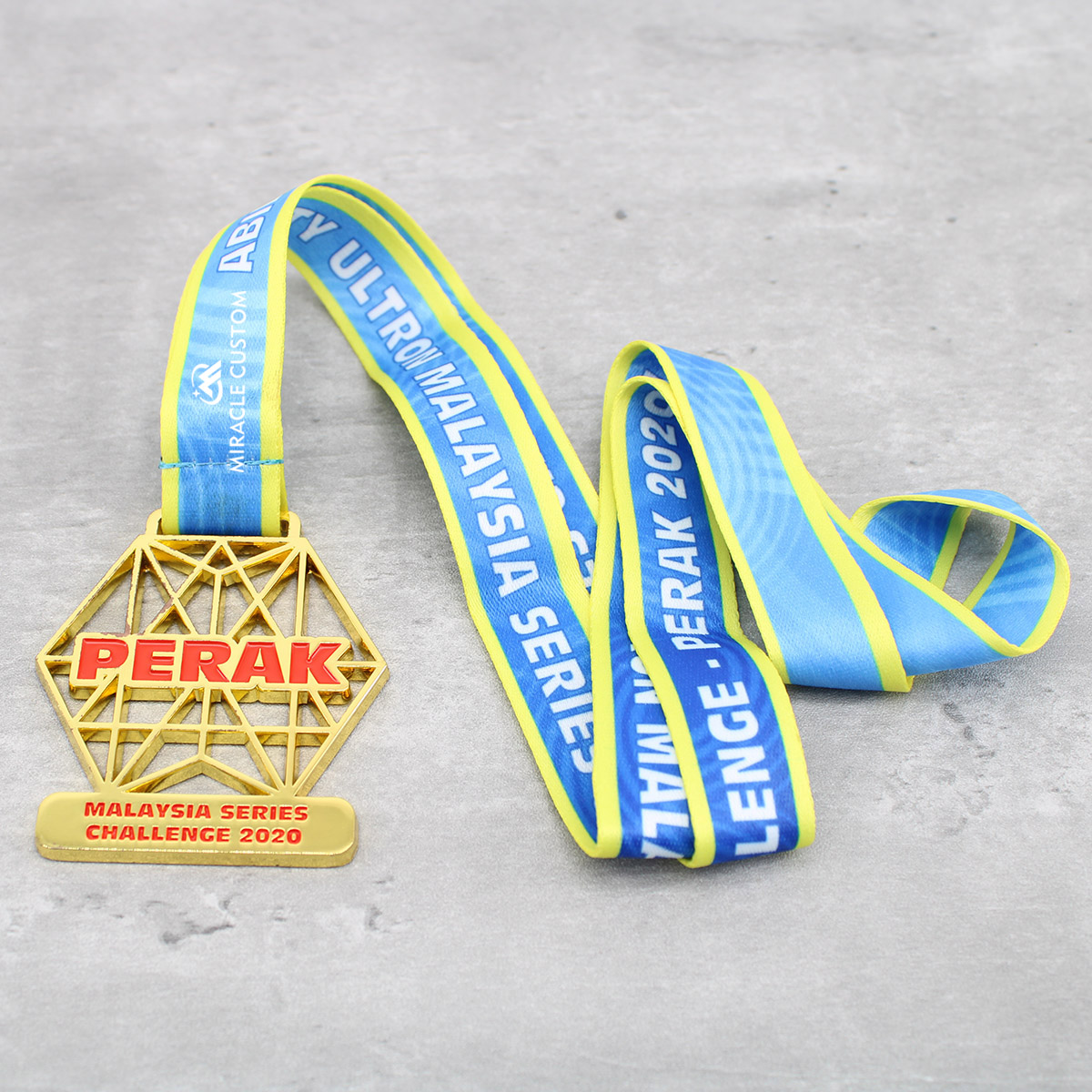 Custom Malaysia Perak Challenge Finisher Medals