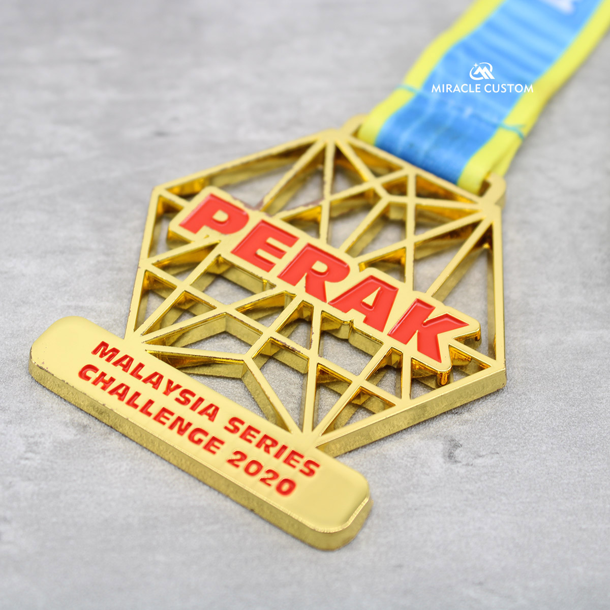 Custom Malaysia Perak Challenge Finisher Medals