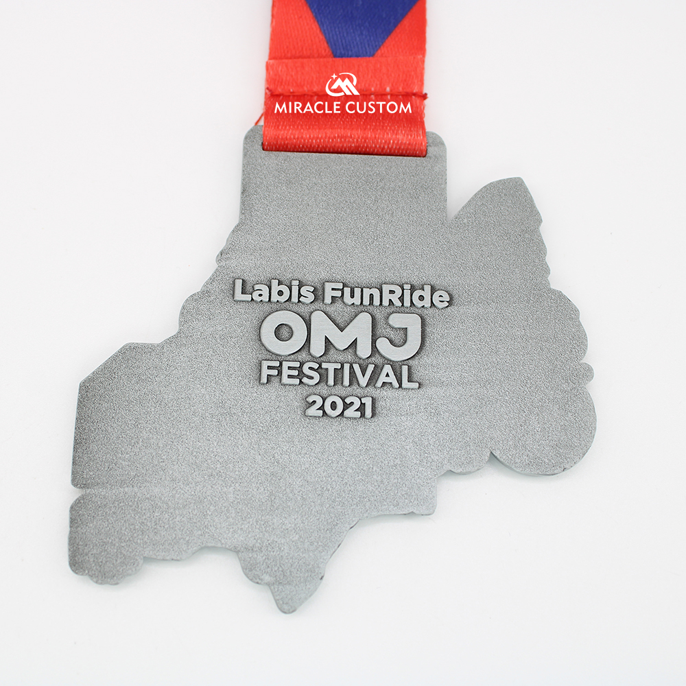 Custom OMJ Festival 2021 Fun Ride Medals