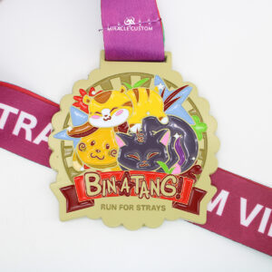 custom run for strays fun run sports medals