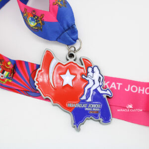 Custom made Muafakat Johor Fun Run 2018 Sports Medals