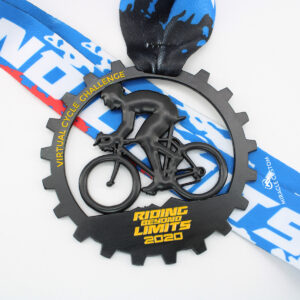 Custom Virtual Cycling Challenge 150km Finisher Medals