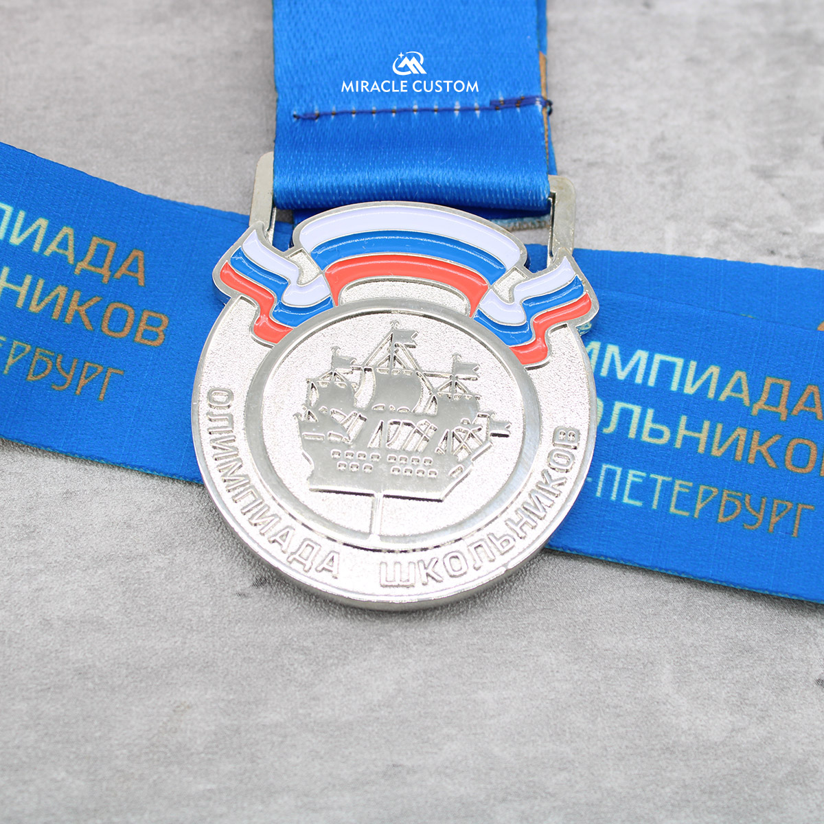 Custom Russia Running Sports Medals