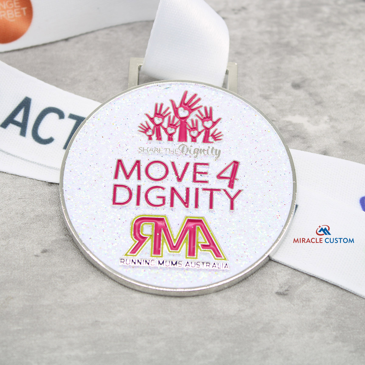 Custom Running Mums Australia Fun Run Medals