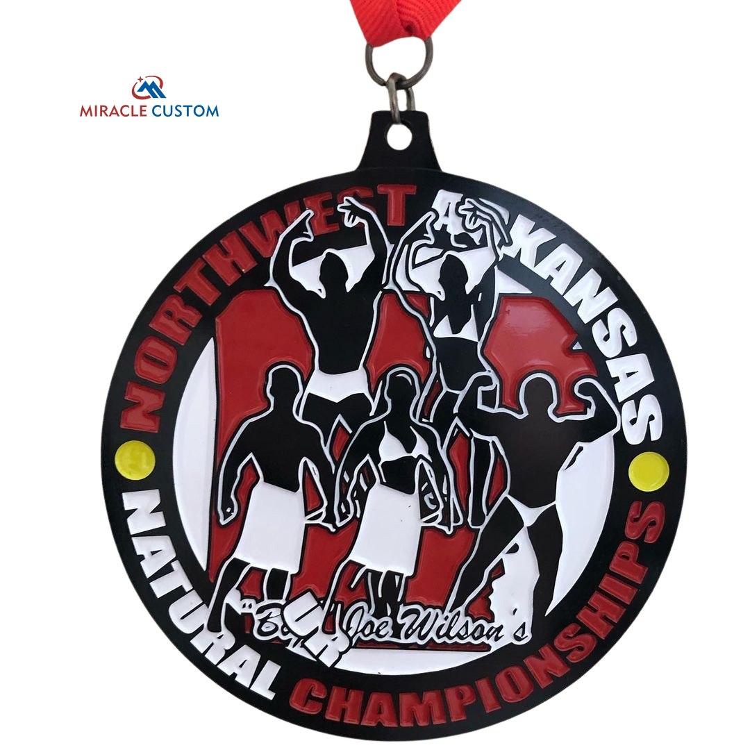 Custom Fitness Club Sports Medals