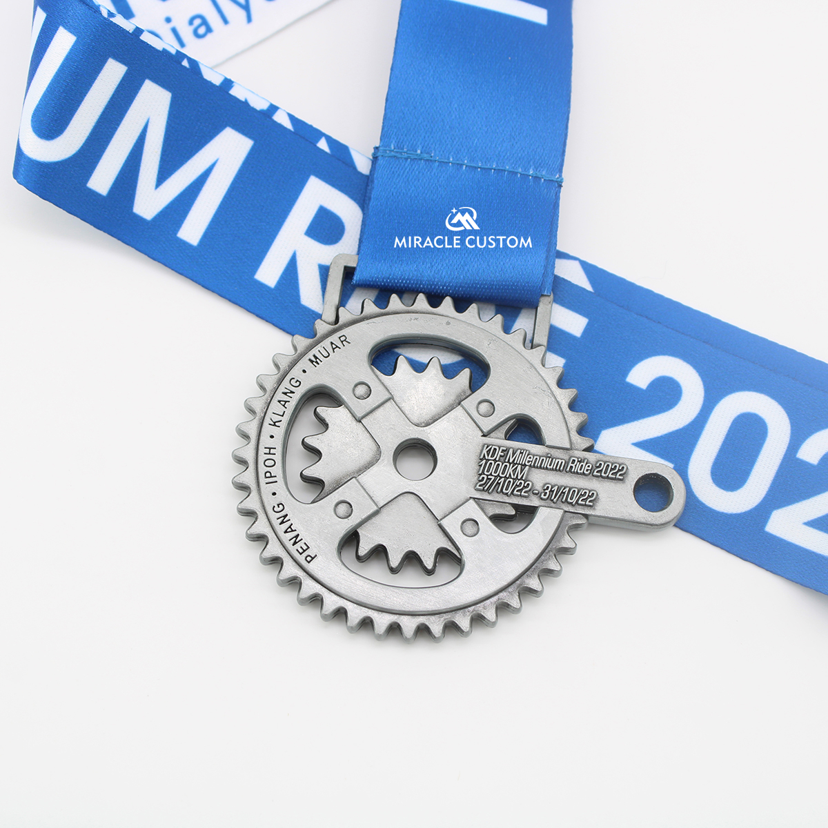 Custom KDF Millennium Ride 2022 Sports Medals