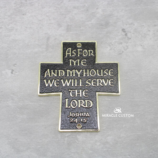 As for me and my house, we will serve the LORD Keychain
