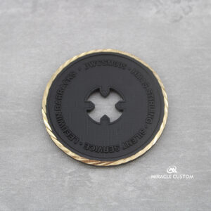 Custom Challenge Coins with Unique edges