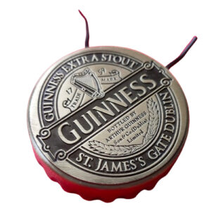 Vintage Guinness Bottle Brass opener/ Magnet