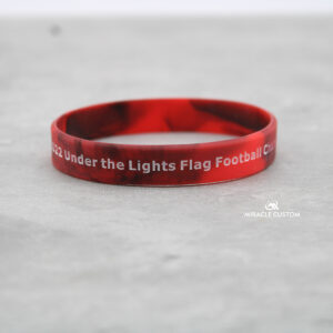 Custom Debossed Color Filled Wristbands