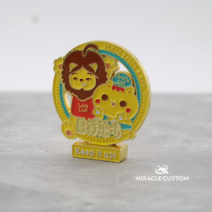 Custom Fun Run Sports Medals with Stand