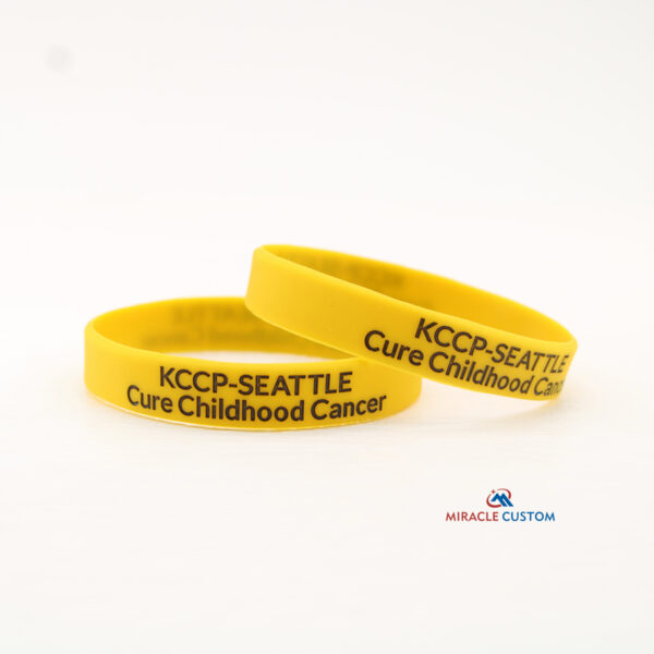 Custom Debossed Ink-filled Wristbands
