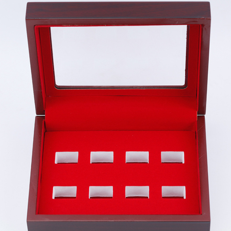 Championship Ring Display Box 8 Slot Box