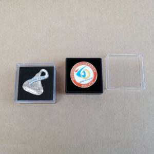 Custom Die Struck Pins With Plastic Box